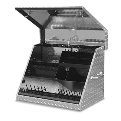 Montezuma - SE250AL - 26-Inch Portable TRIANGLE Toolbox - Multi-Tier Design - Heavy-Duty Aluminum Co