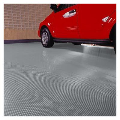 G-Floor 55 mil Ribbed 7.5' x 17' Slate Grey