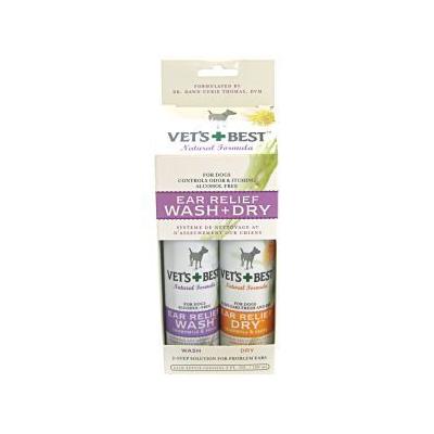 Vet's Best 3165810023 Ear Relief Wash & Dry: 4 oz - (Each Bottle)
