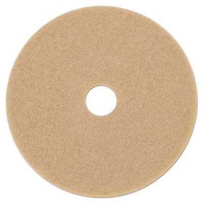 MOT4 3M 05606 Ultra High-Speed Floor Burnishing Pads 3400, 20" Diameter, Tan, 5/Carton