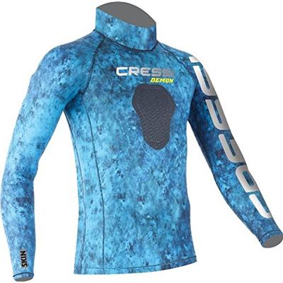 Cressi Hunter Rash Guard, camo blue, M