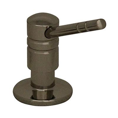 Whitehaus WHSD1166-PNIC Discovery 4-Inch Solid Brass Soap/Lotion Dispenser, Polished Nickel