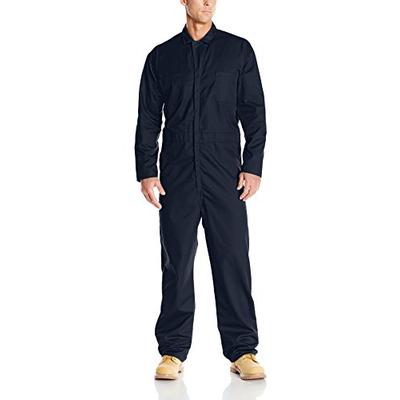 Red Kap Men's Long Sleeve Twill Action Back Coverall, Navy 38
