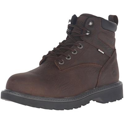 Wolverine Men's Floorhand 6 Inch Waterproof Steel Toe-M Work Boot Dark Brown 9 M US