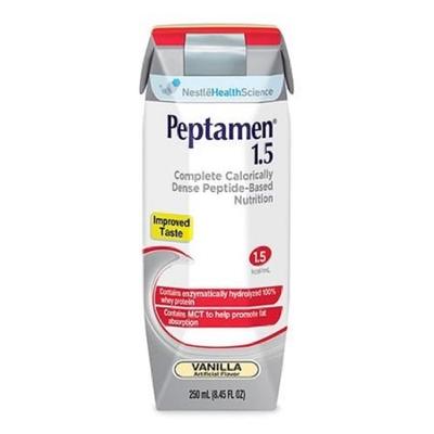 Nestle Peptamen 1.5 Nutritional Vanilla Drink 250mL, 375 Cal - 24 pack