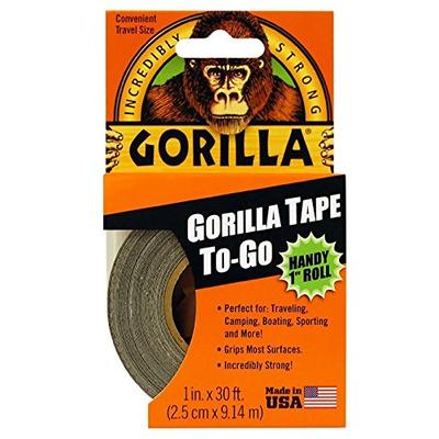 Gorilla Tape to-Go Handy 1" Roll 1 in (Pack of 18)