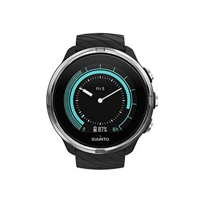 Suunto 9, GPS Sports Watch with Long Battery Life and Wrist-Based Heart Rate, Non-Barometer, Black