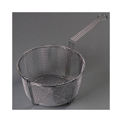 Carlisle 11-3/4-in Diam. Fry Basket, Top & Front Hook, Nickel Plated Steel