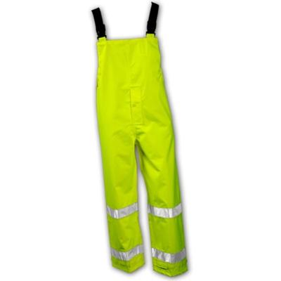 TINGLEY Rubber O24122 Icon Bib Overalls with Reference Tape, Large, Lime Green