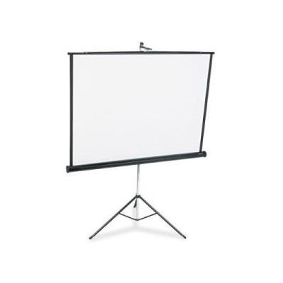 GBC Portable Tripod Projection Screen, 60 x 60, White Matte, Black Steel Case QRT560S