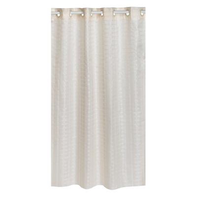 Hookless Litchfield 71-by-74-Inch Shower Curtain, Beige