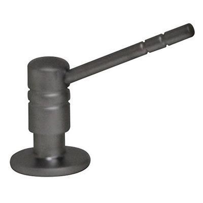 Whitehaus WHSD1166-SACHR Discovery 4-Inch Solid Brass Soap/Lotion Dispenser, Satin Chrome